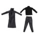 thumbnail image 2 of 1/6 Conjunto de Ropa 1 Chaqueta de Manga Larga + 1 Camisa + 1 Pantalones + 1 Cinturón + para 12 Pulgadas Cuerpo de s de Acción de Hombres Baoblaze Trajes de figuras de acción, 2 of 7