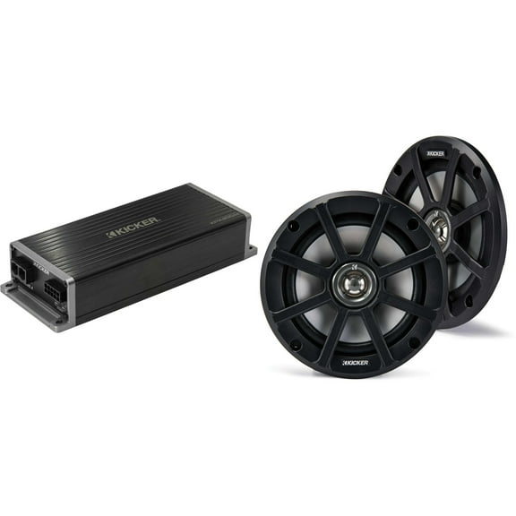 Kicker 6.5" Fairing Speaker Upgrade Kit Compatible with 2015 & UP Harley Road Glide (2 Ohm )