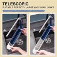 thumbnail image 4 of ZHAOCHENG Soporte para estante de almacenamiento de fregadero telescópico 2 en 1 actualizado, soporte para estante de almacenamiento de fregadero telescópico de longitud ajustable, 4 of 5