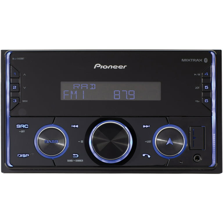 Pioneer Mvh-s420bt Double-DIN In-Dash Digital Media Receiver with Bluetooth