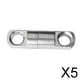 thumbnail image 1 of Colaxi 5-Lot de 6 Acier Inoxydable Pivotant à Double Sens pour Pêche 5 Pcs, 1 of 7