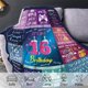thumbnail image 3 of LHSHID Paready 18th Birthday Blanket Soft Flannel Throw Blanket Lightweight Cozy Birthday Blanket for Boys Girls Adults Comfortable Bed Blanket for Sofa Living Room Home Camping Couch 60x80in, 3 of 6