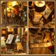 thumbnail image 5 of Kit de Rincón de Lectura para Adultos: un Mundo Dentro del , Decoración de Estantería de Madera con Luces LED, Manualidades., 5 of 5