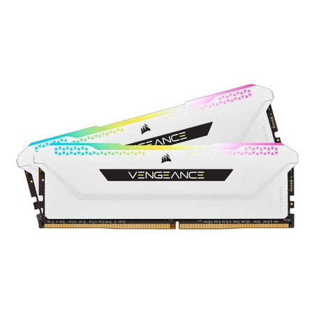 CORSAIR Vengeance RGB PRO SL - DDR4 - kit - 32 GB: 2 x 16 GB - DIMM 288-pin - 3600 MT/s / PC4-28800 - CL18 - 1.35 V - unbuffered - non-ECC - white