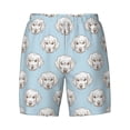 thumbnail image 4 of Lsque Mens Swim Trunks Dog Pattern - Bathing Suit Compression Liner - Beach Swim Shorts Swimwear - (S-3XL) - Stretch Quick Dry -Medium, 4 of 9