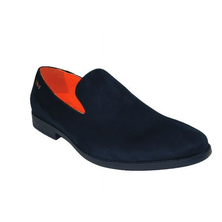 

Men Tayno Dressy Casual Soft Suede Comfortable Slip on Loafer #ALPHA S Navy