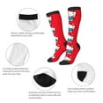 thumbnail image 4 of Gokiu Sanrio Womens Athletic Knee High Socks Outdoor Sport Socks Casual Tube Socks, 4 of 7