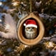 thumbnail image 1 of Adornos Navideños de Animales, Colgantes Planos de Acrílico Impresos En 2D | Adornos para Árbol de Navidad con Búho y Mapache | Adornos Colgantes Duraderos con Cuerda | Decoración Navideña para Árbol, 1 of 5