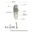 thumbnail image 3 of NK Analog Force Gau Force Meter Pointer Dynamometer 10N 10KG 500N 50KG ,Effortless Precision, 3 of 6