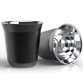 thumbnail image 2 of Tasse à Espresso en Acier Inoxydable Isolée à Double Paroi, Capsule, Tasse à Café, Gobelet en Métal, Tasse de Demitasse pour Boire, pour la Maison, Intérieur Ou Extérieur, 2 of 7
