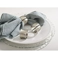 thumbnail image 2 of Classic Silver Tone Round Shape Napkin Rings, Set of 4 (Style# 3), 2 of 2