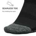 thumbnail image 3 of Feetures Elite Light Cushion No Show Tab Ankle Socks - Sport Sock with Targeted Compression - Black, S (1 Pair), 3 of 6