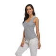thumbnail image 5 of Alove Women's V Neck Tank Tops Loose Fit Stretch Undershirt, 5 of 6