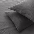 thumbnail image 2 of ANMINY Gray Geometric Microfiber Quilt, King - Hypoallergenic, 2 of 8