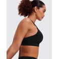 thumbnail image 6 of CRZ YOGA Women's Strappy Sports Bras Fitness Workout Padded Yoga Top Criss Cross Back, 6 of 7