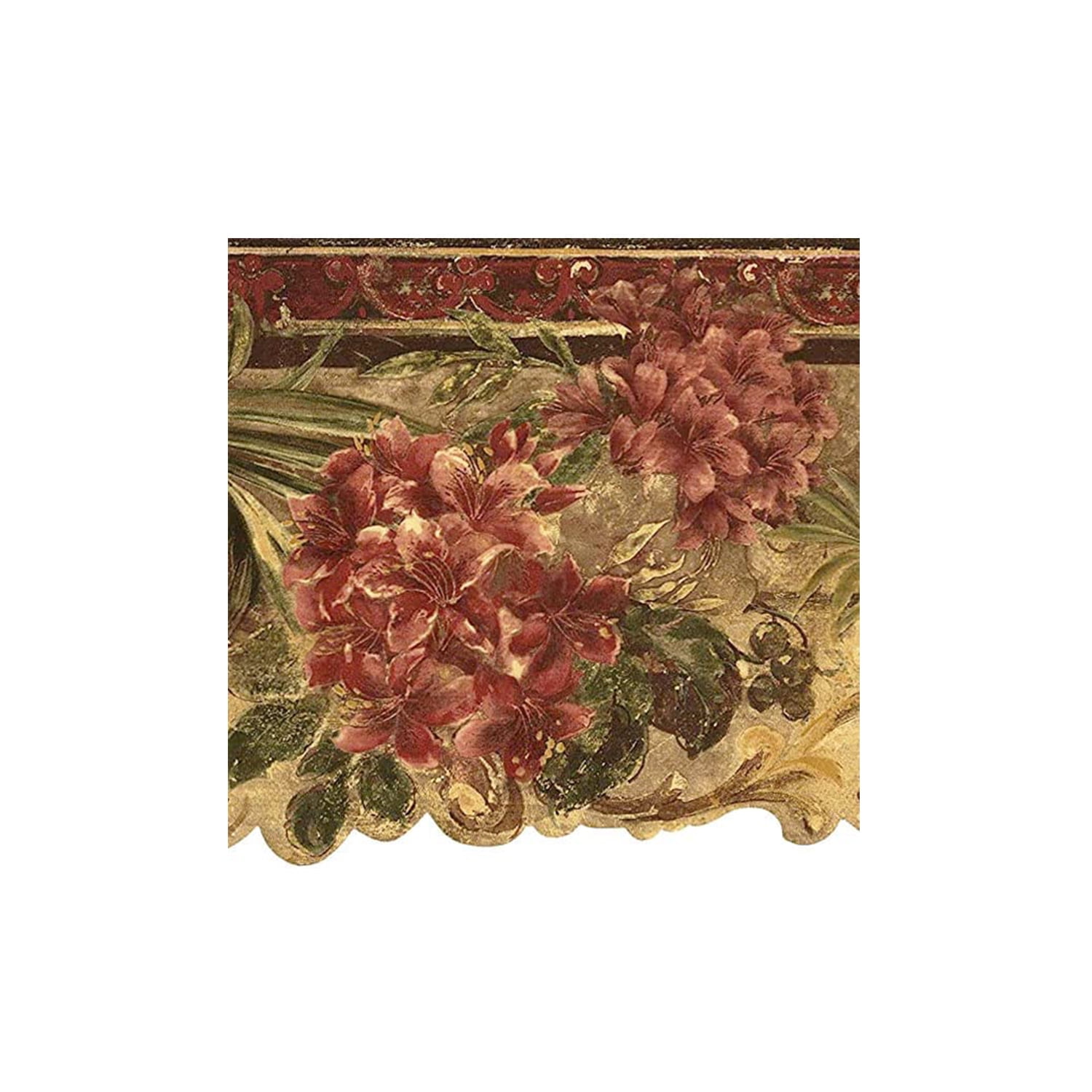 Wallpaper Border Vintage Pattern - Walmart.com