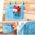 thumbnail image 3 of Gogcaro Bedside Storage Caddy, Bunk Bed Organizer Bed Storage Pocket Bedside Organizer Hanging Bed Storage Caddy for College Dorm Room, Hospital Bed Rails, Baby Bed, Camp (Light Blue), 3 of 7