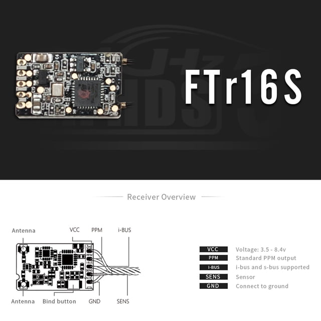 18ch Flysky Paladin PL18 2.4G Transmisor de Radio 18Ch CON FS-FTR10 FTR16S Receptor HVGA 3.5 PULGADAS TFT TT-Touching Pantel