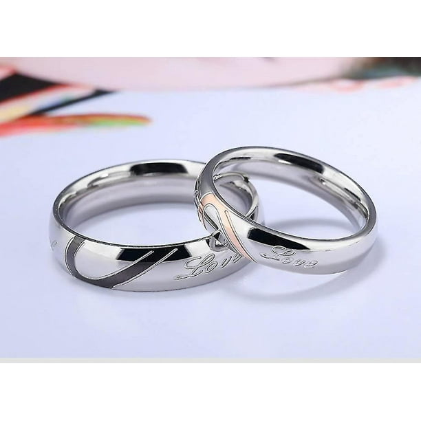 2 Anillos Ajustables De Sol Y Luna Para Parejas - Plata S925 | Envío Gratis