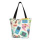 thumbnail image 1 of Fotbe Playing Video Games Bolsa de Playa con Estampado, Bolsa de Hombro, Bolsa de Mano Espaciosa, Bolsa de Viaje Ligera, Bolsa de Compras Versátil, 1 of 6