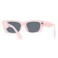 thumbnail image 3 of Modern Rectangular Sunglasses Designer Fashion Colorful Edition UV 400 Pink, 3 of 4