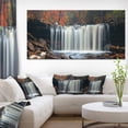 thumbnail image 1 of Autumn Waterfall with Colorful Foliage, 1 of 3