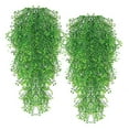 thumbnail image 2 of Wall Plants Artificial Decor Admiralty Tree Plant Background Wall Decoration Encrypted Chlorophytum Rattan Fake Plant Wall Decor, 2 of 8
