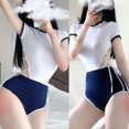 thumbnail image 2 of Lencería sexy para mujer Uniforme Tentación Hollow Out Cosplay Babydoll Ropa interior Ropa de dormir Mono Traje Pompotops ulkah942056, 2 of 9
