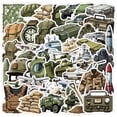 thumbnail image 1 of Juego de pegatinas Military Graffiti, 50 unidades, equipo táctico militar, 1 of 2