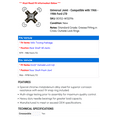 thumbnail image 2 of Universal Joint - Compatible with 1966 - 1986 Ford LTD 1967 1968 1969 1970 1971 1972 1973 1974 1975 1976 1977 1978 1979 1980 1981 1982 1983 1984 1985, 2 of 2