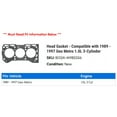 thumbnail image 2 of Head Gasket - Compatible with 1989 - 1997 Geo Metro 1.0L 3-Cylinder 1990 1991 1992 1993 1994 1995 1996, 2 of 2