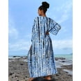 thumbnail image 5 of EDOLYNSA Bathing Suit Cover up kimono for Women Dressy Long Sleeve Beach Coverups Summer Outfit, 5 of 7