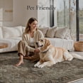 thumbnail image 4 of KUETH 2x7 Vintage Runner Rug Machine Washable, Kitchen Runner Rug for Floor and Hallway, Non Slip Flat Pile Area Rug with Rubber Backing for Entryway Bathroom Bedroom Laundry, 4 of 11