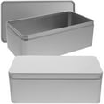 thumbnail image 5 of BESTONZON 2Pcs Metal Tin Box for Storage of Tea Leaves and Snacks with Lid, 5 of 8