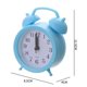 thumbnail image 2 of Twin Bell Alarm Clock-Blue, 2 of 5