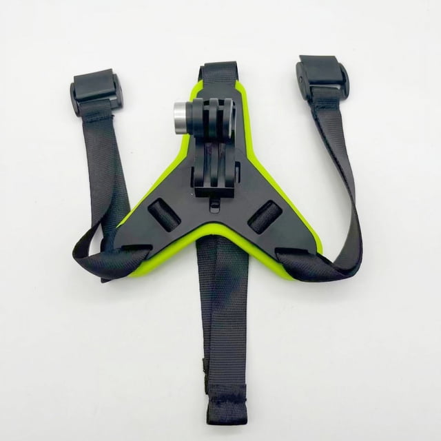 Adecuado para GoPro 12, equipo de conducción, correa de casco de motocicleta, soporte de barbilla, accesorios de cámara deportiva, soporte todoterreno
