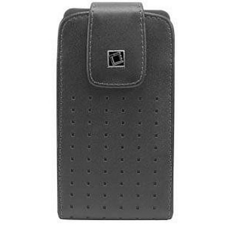 Cellet Lg Chocolate - Cellet Vertical Noble Leather Case with Fixed Belt Clip for LG G Stylo - Black