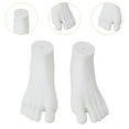 thumbnail image 6 of figatia 2 Pieces Mannequin Foot Display Model Lifelike Home Foot Forms Sandal Photography Props Showcase Malls Stockings Manikin Feet White, 6 of 8