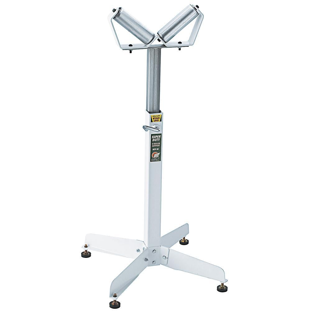 HTC HSV18 6Inch Double Ball Bearing Roller VShaped Pipe Roller Stand