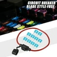 thumbnail image 2 of Unique Bargains 1 Set 15A Mini Blade Stye Fuse 12 AWG Fuse Holder 12 Gauge Fuse Holder Blade Style Inline Fuse Holder, 2 of 6