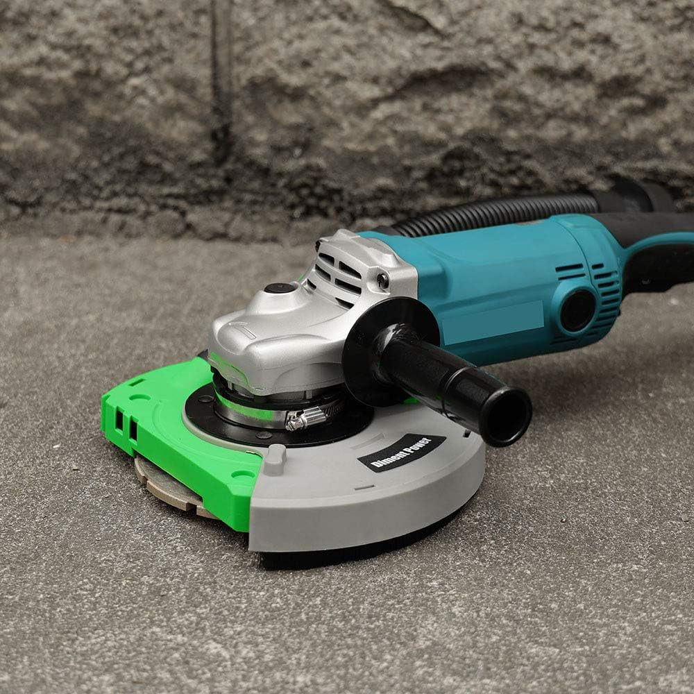 Diment Power Universal Surface Grinding Dust Shroud for Angle Grinder 7- inch. Collect Grinding Dust-Wood,Stone,Cement,Marble,Rock,Granite,Concrete