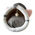 thumbnail image 3 of Cama para gatos, casa cueva plegable con cojín extraíble, súper tienda de campaña para gatos, cama para mascotas S, 3 of 9