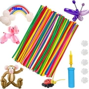 200 Pcs Latex Twisting Balloons DIY Magic Balloons Assorted Color Long Balloons for Animal Shape Party, Birthdays, Clowns, Weddings Decorations