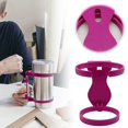 thumbnail image 1 of TIELUTT Second Generation Cup Holder Beach Hole Bag Cup Holder Refrigerator Organization and Storage Set Rack with Fridge Container for Refrigerator Fancy Glass Holder Glass Rack Stand up, 1 of 7