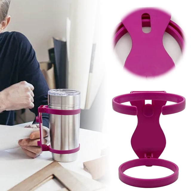 TIELUTT Second Generation Cup Holder Beach Hole Bag Cup Holder Refrigerator Organization and Storage Set Rack with Fridge Container for Refrigerator Fancy Glass Holder Glass Rack Stand up