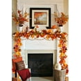 "Coolmade Faux Leaves Decorative Fall Maple Leaf Artificial Autumn
