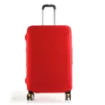 thumbnail image 1 of Housse Antipoussière pour Bagage, Protège-Tringle Réutilisable pour Lavable 18-32 Pouces, Motif Imprimé de Lettres Papillon, Accessoires de Voyage, Rouge G, 1 of 6