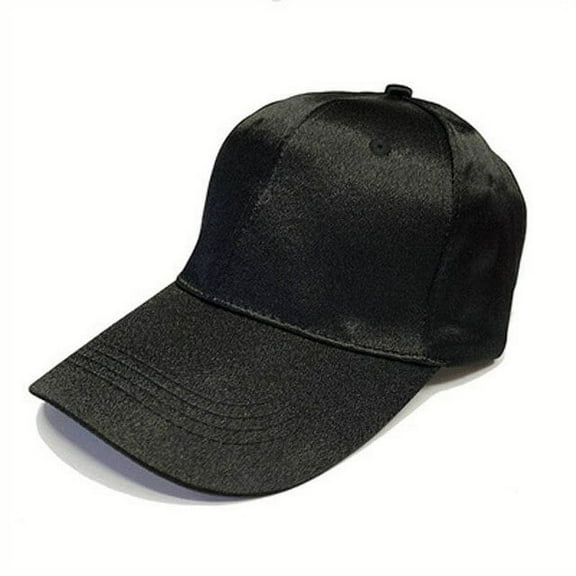 CoCopeaunt New Silk Satin Colored Leisure Baseball Cap Men And Womens Wild Student Cap Window-Shopping Sun Visor
