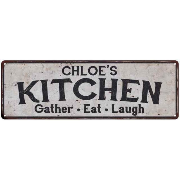 CHLOE's Kitchen Gift Rustic Chic Decor Gift 6x18 Sign 206180051122