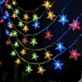 thumbnail image 3 of Navidad 2023 luces colgantes luces navideñas decoración Santa Claus Reno luces colgantes solares para decoración navideña, 3 of 3